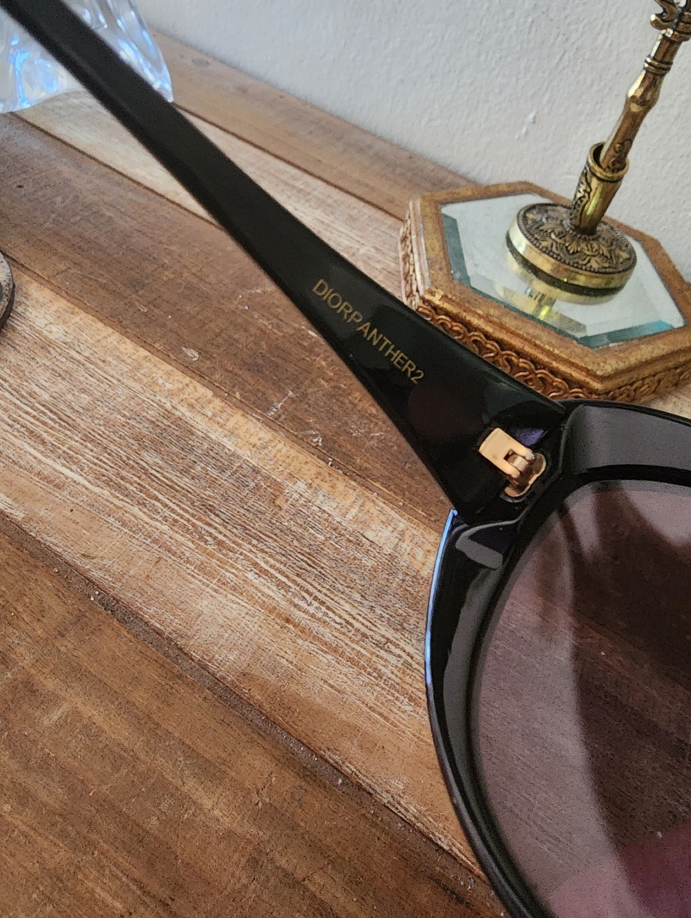 Christian Dior DiorPanther 2 Sunglasses Black Gold – Made in Italy – Luxury Desi - Picture 4 of 10